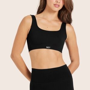 SET Active SCULPTFLEX® POWER BOX CUT BRA - ONYX Size LOnyx / L